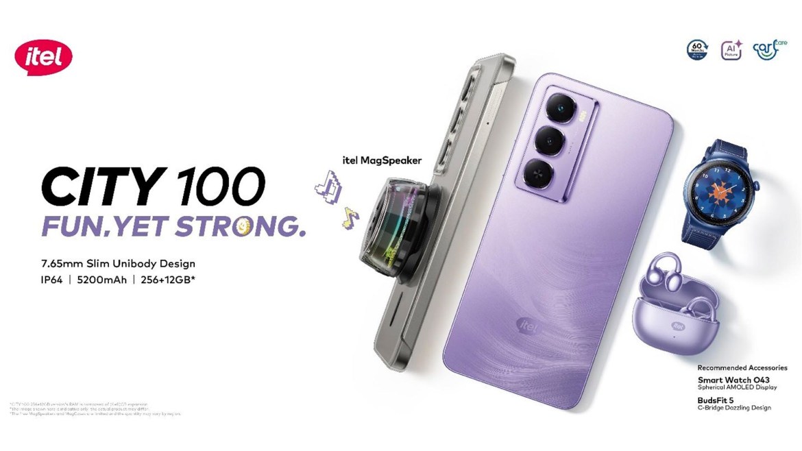 Itel Targets Gen Z with Launch of AI-Driven City 100 Smartphone